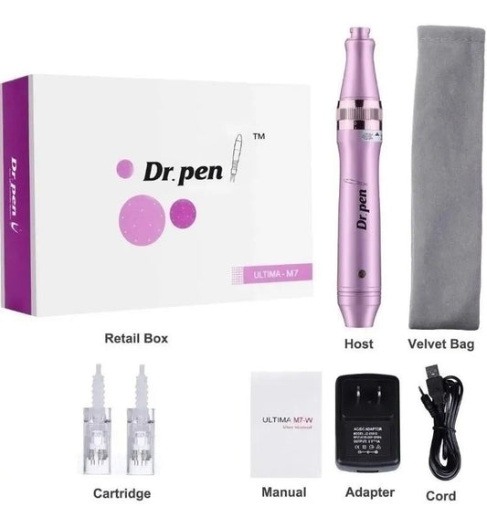 Pluma Microagujas Dr. Pen M7 +2 Cartuchos