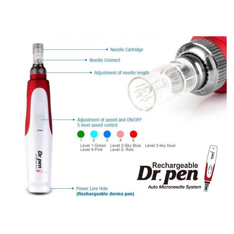 Pluma Microagujas Dr. Pen N2 +2 Cartuchos