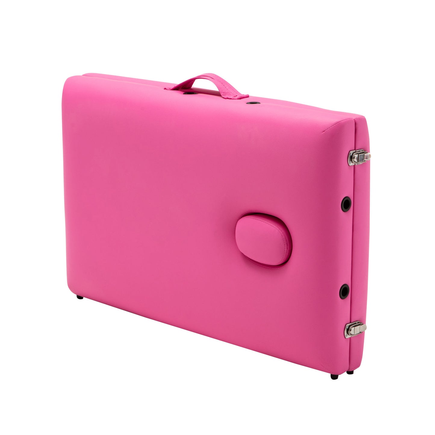 Cama Plegable De Masajes Portátil De 2 Secciones Rosa