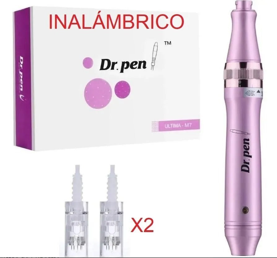 Pluma Microagujas Dr. Pen M7 +2 Cartuchos