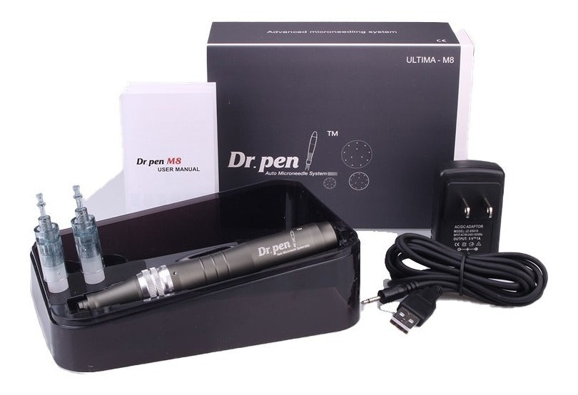 Pluma Microagujas Dr. Pen M8 +2 Cartuchos