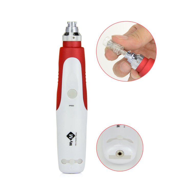 Pluma Microagujas MYM N2 Alambrico Dr.pen +2 Cartuchos